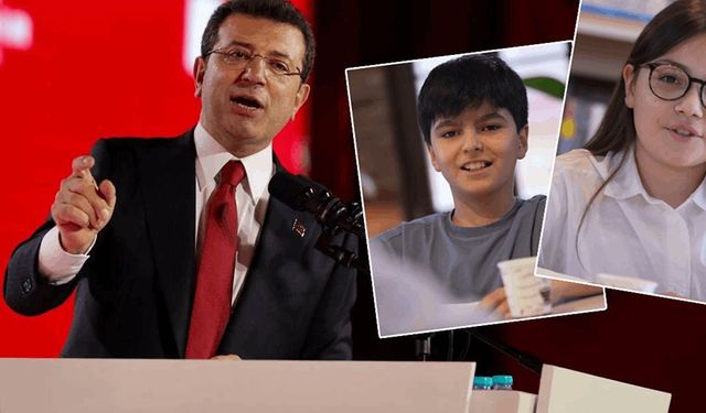 İmamoğlu'nun mektubunu çocuklar seslendirdi