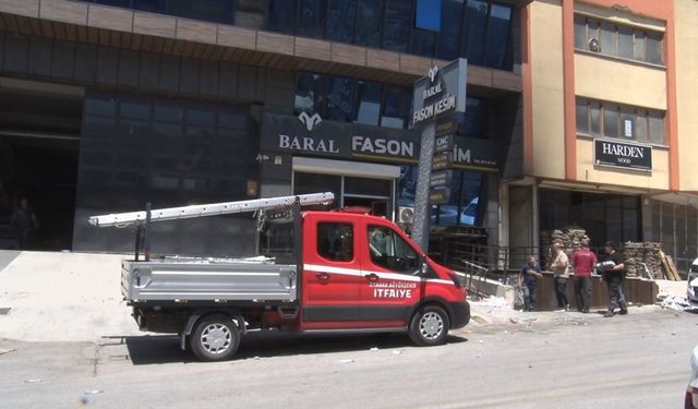 Ankara’da mobilya imalathanesinde yangın: 3 yaralı