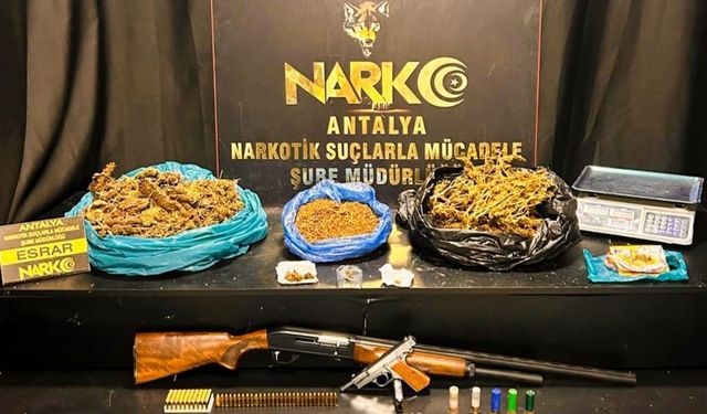 Antalya’da uyuşturucu operasyonu: 11 tutuklama