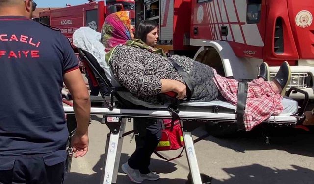 Apartmanda yangın paniği: Yaşlı kadın fenalık geçirdi
