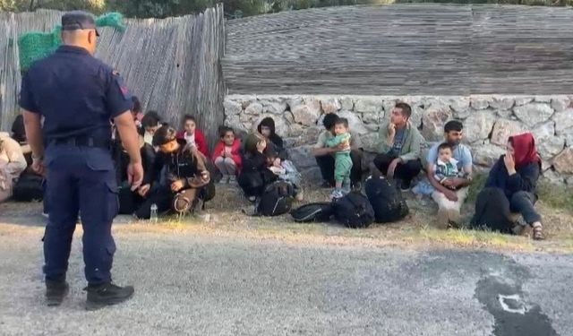 Ayvacık’ta 30 kaçak göçmen yakalandı