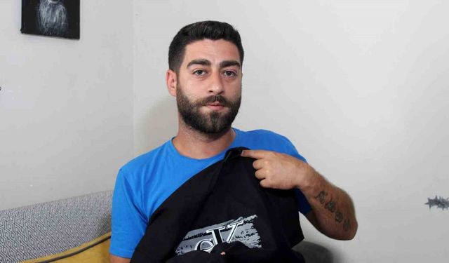 Bayramlaşmaya gitti, karnına yorgun mermi isabet etti