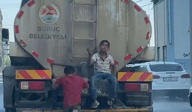 Çocukların oyunu yürekleri ağızlara getirdi
