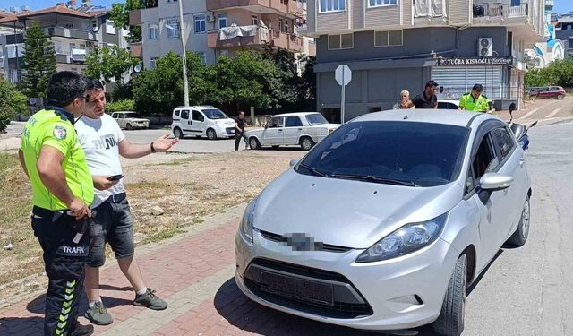 Dikkatsiz manevra kazayı beraberinde getirdi