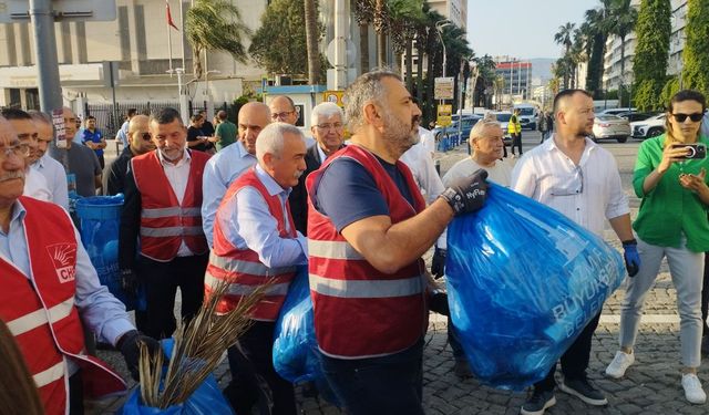 İzmir'in CHP'li başkanlarından 'çöp' mesaisi!