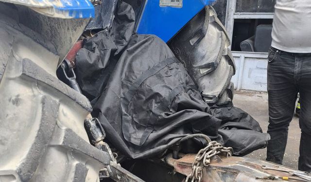 Kafası traktörün parçaları arasında sıkışan usta feci şekilde hayatını kaybetti
