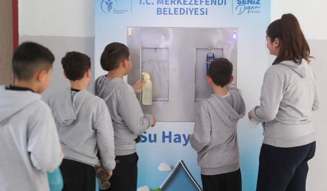 Merkezefendi Belediyesi'nden 15 okula su ünitesi