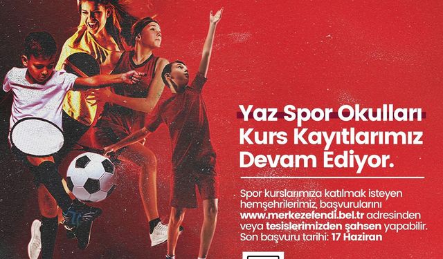 Merkezefendi Belediyesi’nin Yaz Spor Okulları'na kayıtlar başladı
