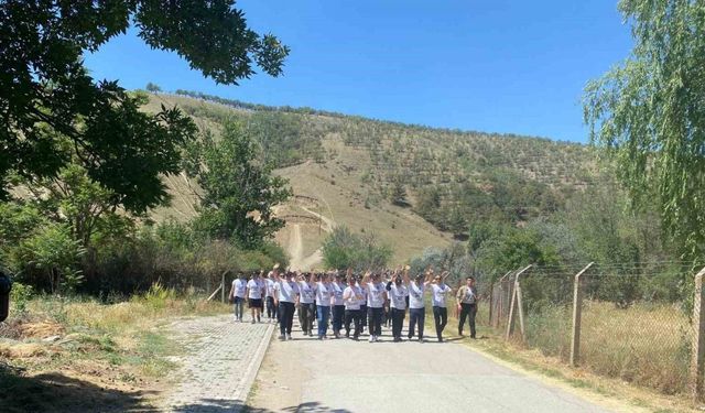 Özel güvenlikler, Özel Güvenlik Günü ve Haftası’nı Eymir’de yürüyerek kutladı