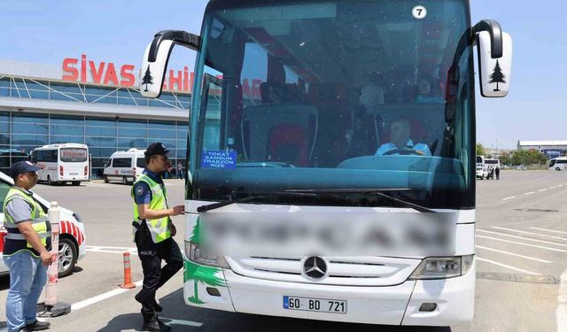 Sivas’ta bayram öncesi trafik denetimleri arttı