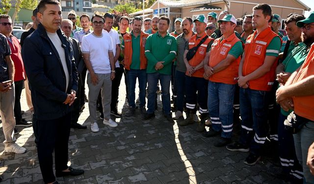 BAŞKAN ÖMER GÜNEL DAMLACIK DERESİ’NDE ÜZERİNE DÜŞENİ YİNE YAPTI!