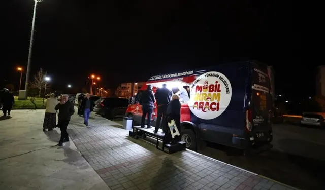Denizli Büyükşehir mobil ikram aracı 250 bin kişiye ulaştı