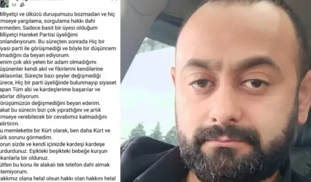 MHP'li eski yönetici: 'Bebeğe kurşun sıkanlarla bir oldunuz' dedi, istifa etti