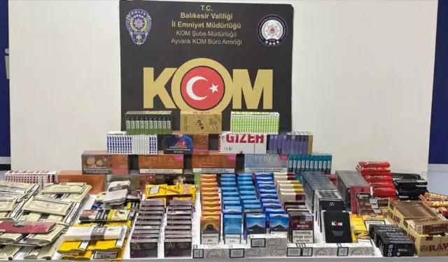 Balıkesir Ayvalık’ta Kaçakçılık Operasyonu: 1 Gözaltı