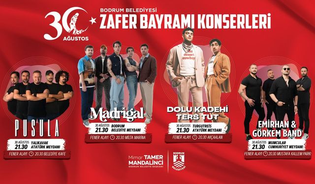 Bodrum Zafer Bayramı’na hazırlanıyor