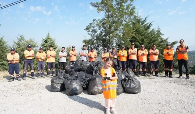 Denizli’de minik yürekten büyük temizlik hareketi