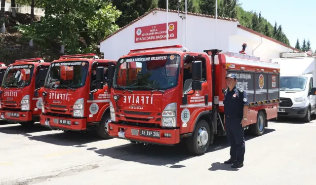 Muğla İtfaiyesi’ne 72 yeni araç