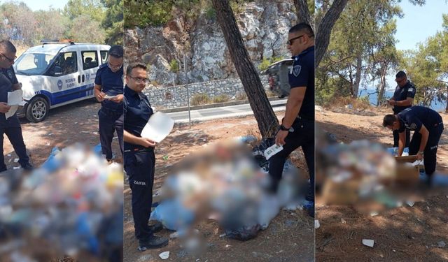 Zabıta ekiplerinden çevreyi kirletenlere ceza