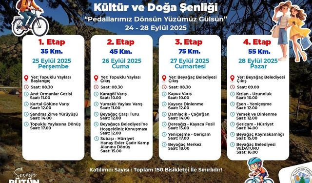 3. Beyağaç Sandras Bisiklet Kültür ve Doğa Şenliği