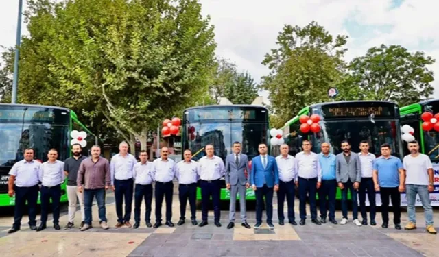 Denizli'de toplu ulaşım filosuna 30 yeni otobüs