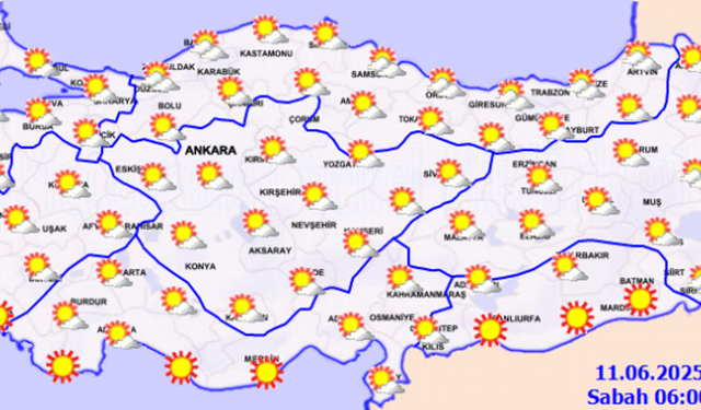 Kuzeyde sağanak, Marmara ve Ege’de fırtına uyarısı