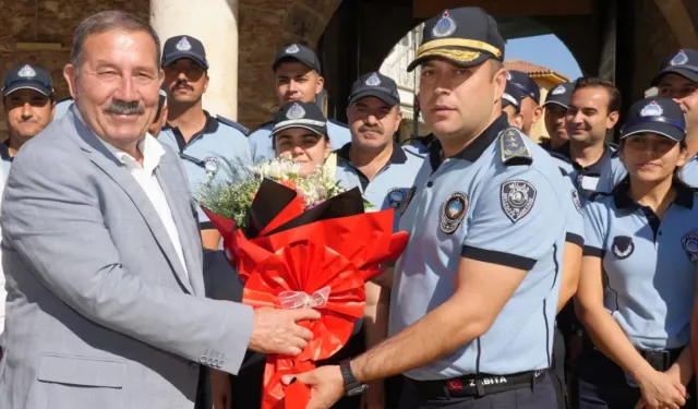 Milas'ta Başkan Topuz zabıta personeliyle buluştu