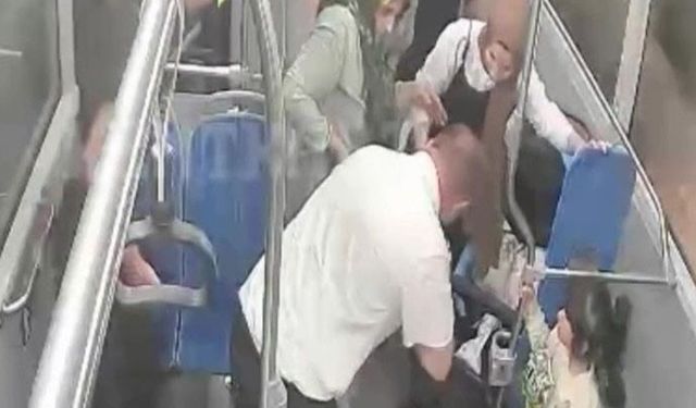 Nefes alamayan çocuğu otobüs şoförü hayata döndürdü