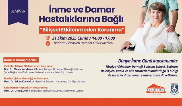 Bodrum Belediyesi'nden 'İnme ve Bilişsel Korunma' semineri