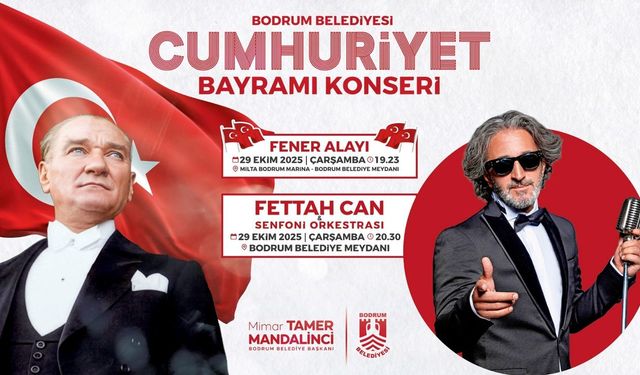 Bodrum'da Cumhuriyetin 102. yılı coşkuyla kutlanacak