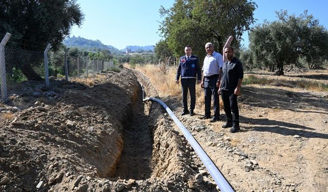Çepnibektaş'ta yılların içme suyu hattı sorunu sona eriyor