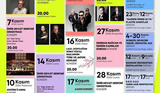 İzmir'de sonbahar sanat mevsimi