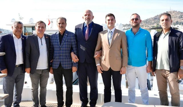 Mandalinci, Bodrum'da muhtarlar heyetini ağırladı