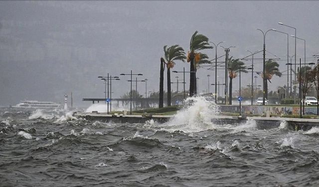 Meteoroloji İzmir'i uyardı: Fırtına kapıda
