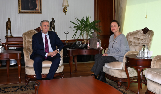 Minguzzi ailesi, Mansur Yavaş'ı ziyaret etti