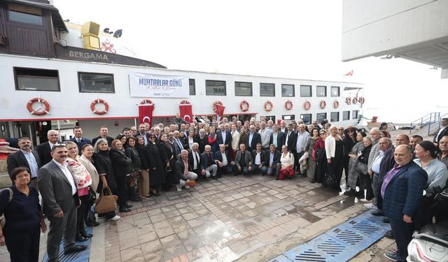 Muhtarlar Günü'nde Konaklı muhtarlara Körfez turu