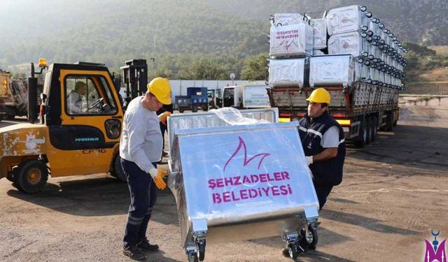 Şehzadeler'e 500 yeni çöp konteyneri!