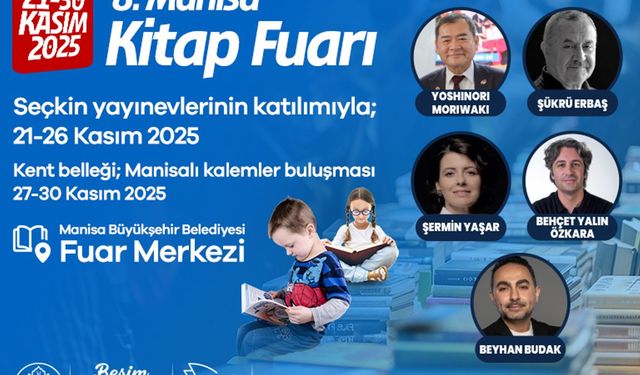8. Manisa Kitap Fuarı başlıyor