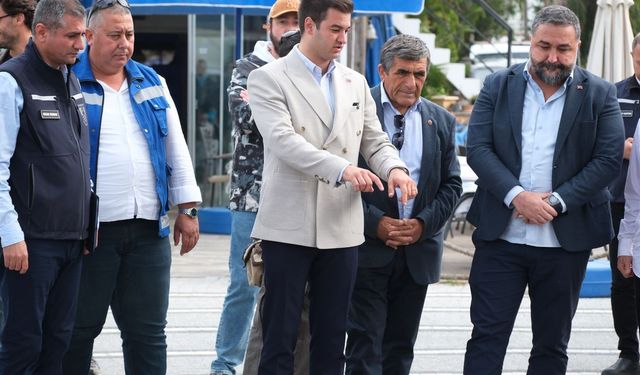 Başkan Mandalinci Yalıkavak'ta