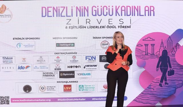 Denizli'nin gücü kadınlar zirvesi Merkezefendi'de gerçekleşti