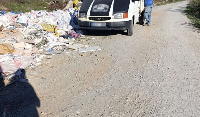 Efeler'de kaçak moloz dökümüne 47 bin TL ceza