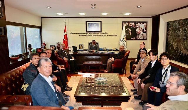 Japon ve Türk bilim insanları Denizli'yi ziyaret etti