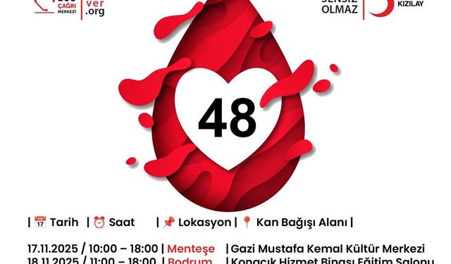 Muğla Büyükşehir Belediyesi'nden Kızılay'a kan desteği