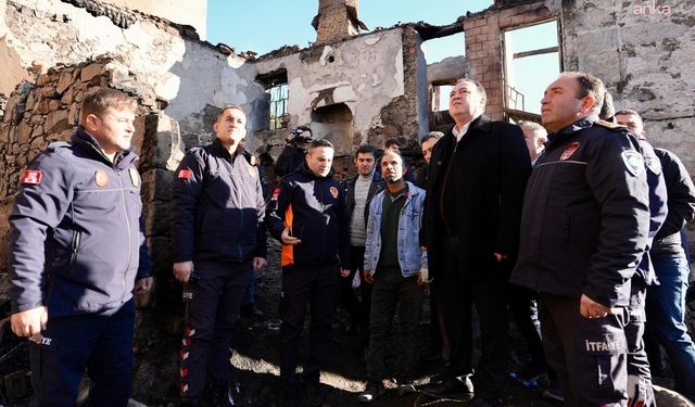 Başkan Dutlulu yangın bölgesinde incelemelerde bulundu