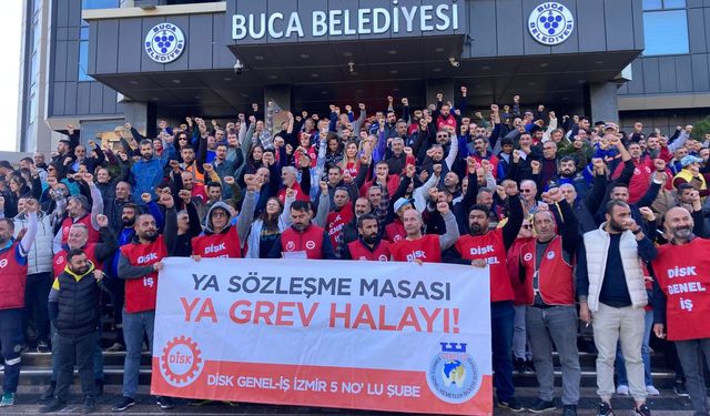 Buca Belediyesi işçilerinden İzBB işçilerine destek