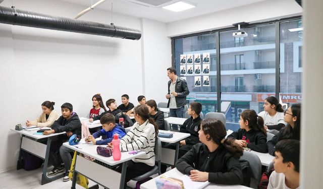 Buca Belediyesi'nden Gediz'de ücretsiz eğitim seferberliği