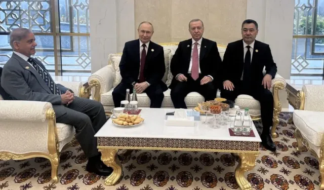 Erdoğan Aşkabat'ta Barış ve Güven Forumu'na katıldı