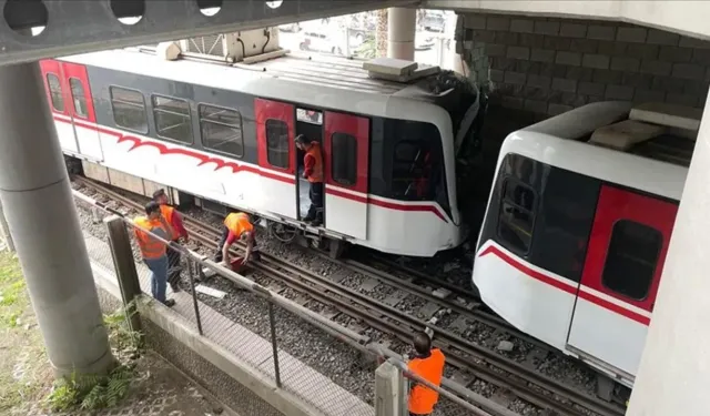 İzmir metrosunda korkutan anlar