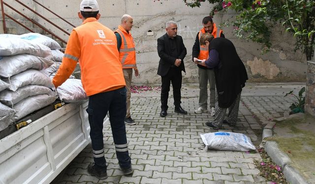 Başkan Ömer Günel'in talimatı ile yakacak yardımları hızlandı