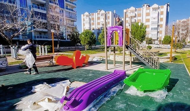Başkan Yetişkin'den çocuklara güvenli ve modern oyun alanları
