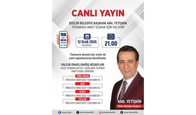 Başkan Yetişkin'den minik Teoman'a anlamlı destek